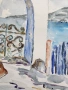 Картина Санторини, снимка 3
