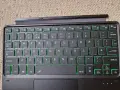 Безжична Bluetooth клавиатура с подсветка и тъчпад за Microsoft Surface Pro, снимка 5
