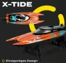 Overmax X-Tide RC лодка 25 км/ч, LED, 2 батерии, 100 м обхват, снимка 9