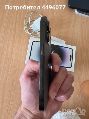 Продавам iPhone 14 Pro 256GB - Space Black (Черен Графит) • Пълен комплект, снимка 3 - Apple iPhone - 54881148