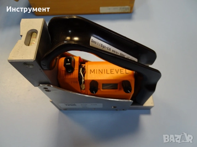 Нивелир машинен TESA Minilevel 53.T00T2 precicion inelinometer L-150mm, снимка 3 - Други инструменти - 54916055