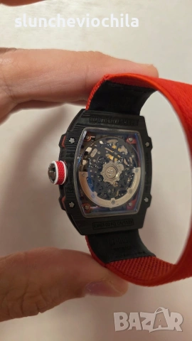 Часовник Richard Mille RM 67-02 extra flab Carbon, снимка 6 - Мъжки - 54547384