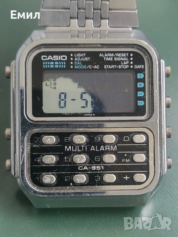 Колекционерски часовник CASIO CA 951, снимка 2 - Колекции - 54757816