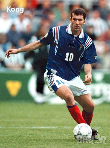 винтидж фланелка FRANCE Euro 1996 Adidas Zidane  футболна тениска Левски Южна Африка Адидас Франция, снимка 3 - Футбол - 55079321