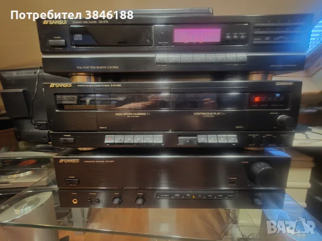 Sansui AU-X117,CD-270 ,Sansui D-X119W,RS-S 101, снимка 3 - Аудиосистеми - 55601741