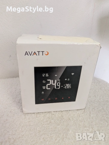 AVATTO WT100 Смарт термостат за затопляне на водата 3A WiFi Tuya 5°C~60°C, снимка 2 - Друга електроника - 55136168