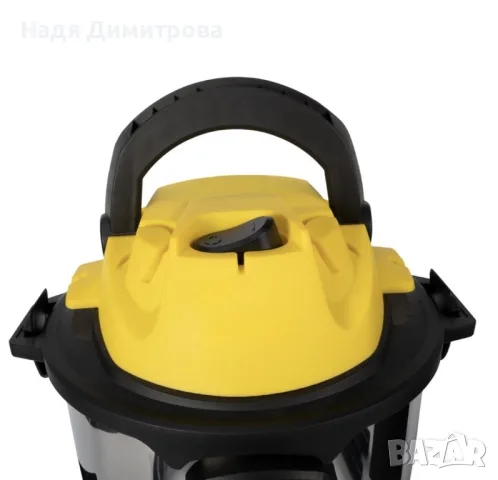 Прахосмукачка Dictrolux 3-в-1 – Мощна и идеална за твърди частици и течности с капацитет от 15 литра, снимка 3 - Прахосмукачки - 55565253