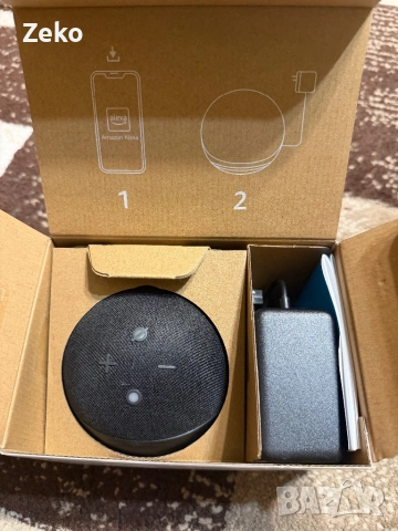 Alexa Echo Dot 5 в гаранция, снимка 3 - Тонколони - 54609954