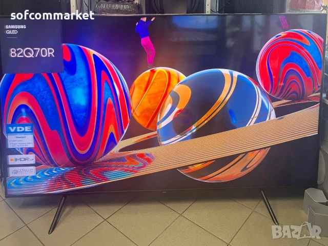 82" 4K QLED Телевизор Samsung GQ82Q70R – Топ Състояние +  Гаранция