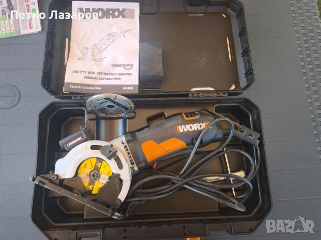 Мини циркуляр worx, снимка 3 - Циркуляри - 54987285