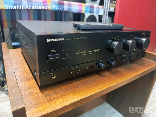 Pioneer A-550 R Стерео Усилвател, снимка 3 - Ресийвъри, усилватели, смесителни пултове - 55238728