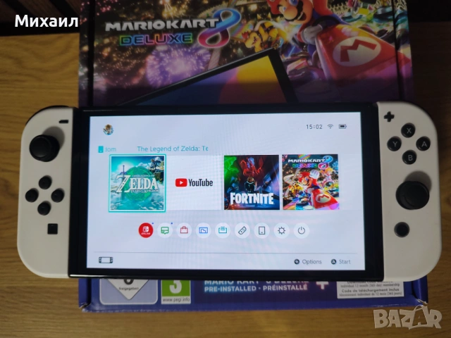 NINTENDO OLED SWITCH+ Mario kraft + Zelda. , снимка 5 - Nintendo конзоли - 54448104