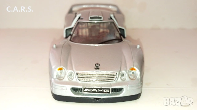 Mercedes Benz CLK-GTR Street Version MAISTO 1:26, снимка 6 - Колекции - 54699019
