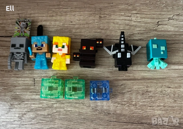 Киндер фигурки minecraft