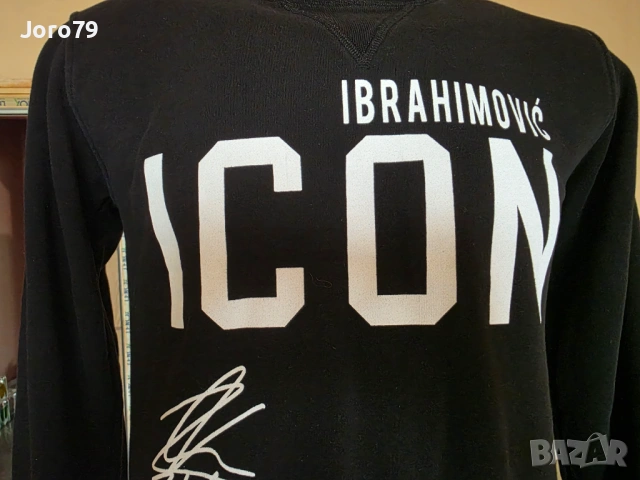 DSQUARED2 X Zlatan Ibrahimovic ICON  Мъжки Суичър Горница Раз.S, снимка 5 - Суичъри - 54389357