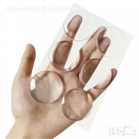 Силиконови предпазители за стена тип стопери за врата - 6бр, снимка 7 - Други - 54304233