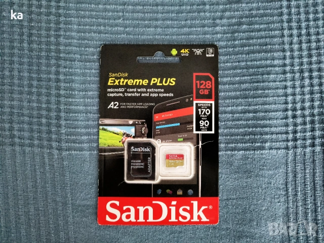 Карта памет SanDisk Extreme PLUS microSDXC 170MB/s V30 U3