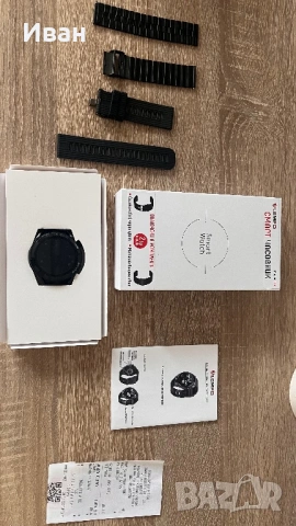 Смарт часовник LEMFO LF31 BLACK 46 MM, ПУЛСОМЕР, снимка 3 - Мъжки - 54441238