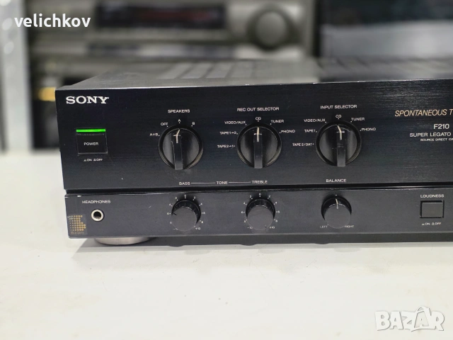 🚀🔥🇯🇵 ЯПОНСКО ИНЖЕНЕРСТВО! Усилвател Sony TA-F210 – Spontaneous Twin Drive! 🔥🇯🇵🚀, снимка 5 - Ресийвъри, усилватели, смесителни пултове - 55006416