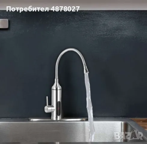 Нагревател за вода,  3300W, Инокс, снимка 5 - Смесители - 55609393