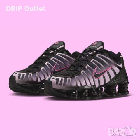 !НОВИ! Nike Shox TL | Black/Pink | + КУТИЯ