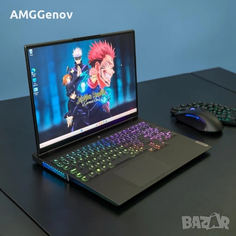 16’ WQXGA 2.5K 165Hz / I9-11980HK/RTX 3080 16GB/Lenovo Legion 7/32GB DDR4/1TB SSD Nvme, снимка 3 - Лаптопи за игри - 54228832