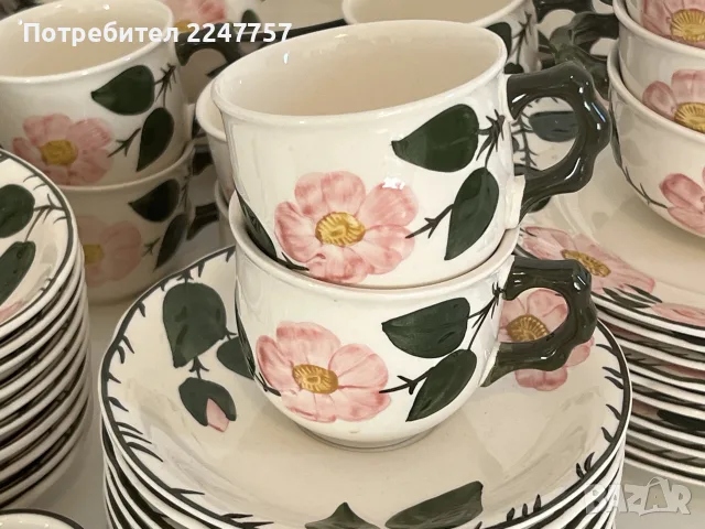 Професионален комплект Villeroy & Boch "Wildrose" – 92 части, снимка 3 - Сервизи - 55439281