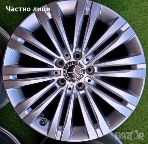 Продавам 4бр оригинални 17-ки джанти за Мерцедес W206,W205,W204 ,CLA,A,B класа, снимка 4 - Гуми и джанти - 55013518