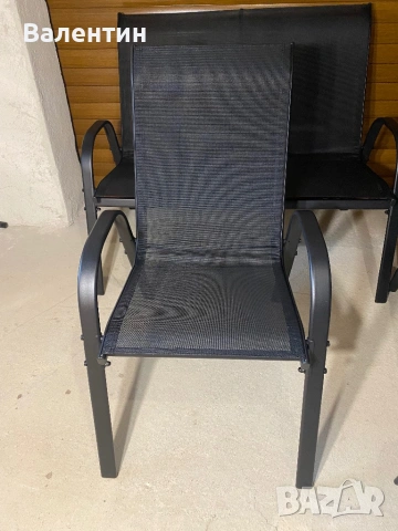 Градински комплект от 4 части, снимка 6 - Градински мебели, декорация  - 53996741