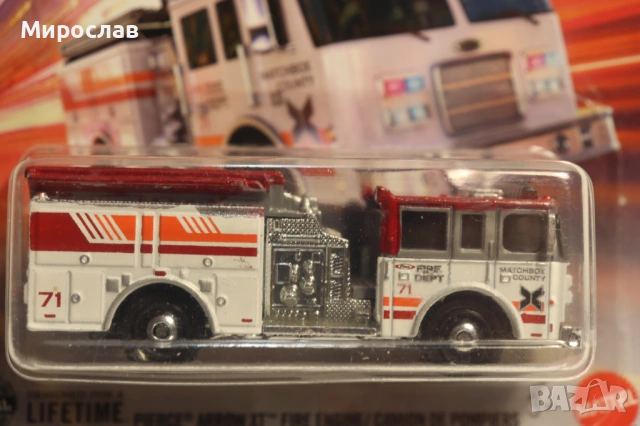  MATCHBOX ПОЖАРНА КАМИОН ИГРАЧКА КОЛИЧКА МОДЕЛ, снимка 2 - Колекции - 54617453