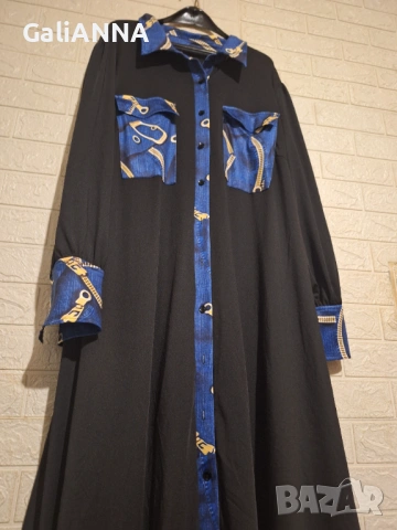 НОВА ДЪЛГА ЕФЕКТНА РОКЛЯ 4XL-5XL