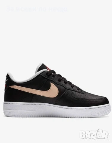 Оригинал! NIKE Air Force 1 Lv8 1 Gs Shoes Black дамски сникърси, снимка 4 - Маратонки - 54326002