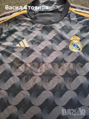 Реал Мадрид / Real Madrid adidas 2023-24 Away Jersey - размер S, снимка 2 - Фен артикули - 55657576