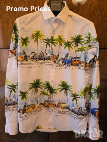 Promo H8S ризи и тениски Стоичков Slim Fit M, снимка 9 - Ризи - 54437540