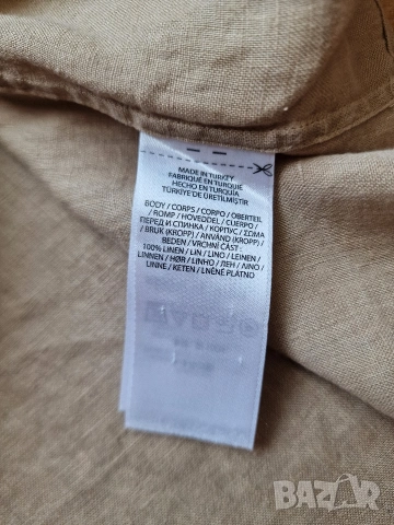 Страхотна мъжка ленена риза POLO RALPH LAUREN размер 3XL ,100% лен , снимка 8 - Ризи - 54965432