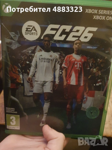 ПРОДАВАМ FC26. ЗА XBOX 