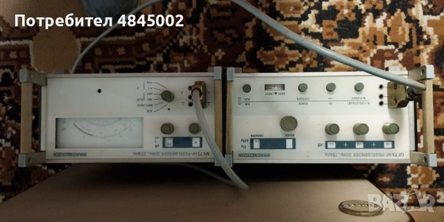 Комплект сигнал генератор GF73 и ниво волтметър MV73