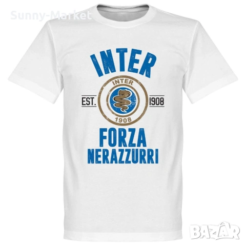 Тениски INTER ИНТЕР , мъжки детски и дамски модели над 20 цвята фланелки 