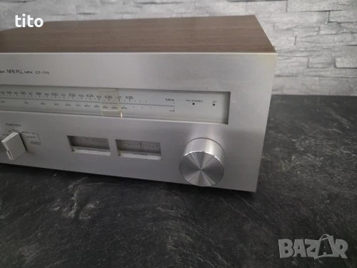 Yamaha CT-710 Natural Sound AM/FM STEREO Tuner NFB PLL MPX Top, снимка 3 - Декове - 55284290
