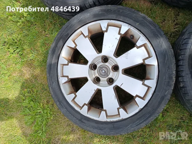 Джанти с гуми 5х110 17 цола Опел Зафира А / Opel Zafira A., снимка 3 - Гуми и джанти - 54768251