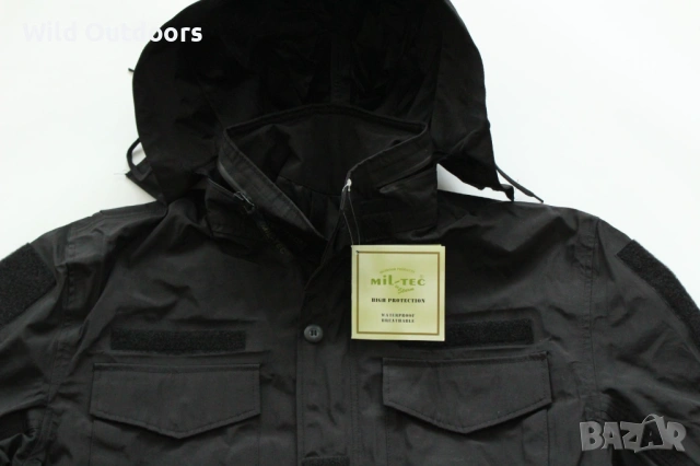 MIL-TEC - водоустойчиво тактическо яке, размер L, снимка 2 - Екипировка - 54045644