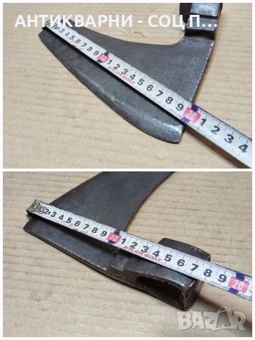 Стара Кована Брадва Кривица / 0,9 кг. / НОМЕР 1767., снимка 7 - Антикварни и старинни предмети - 53991474