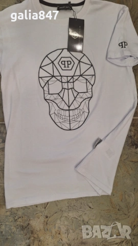 Philipp Plein блузка размер S, снимка 2 - Тениски - 54249728