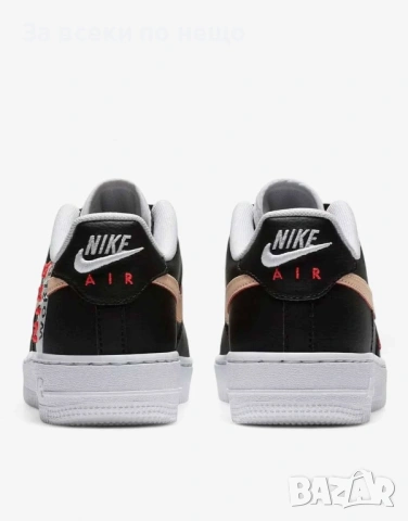 Оригинал! NIKE Air Force 1 Lv8 1 Gs Shoes Black дамски сникърси, снимка 5 - Маратонки - 54326002