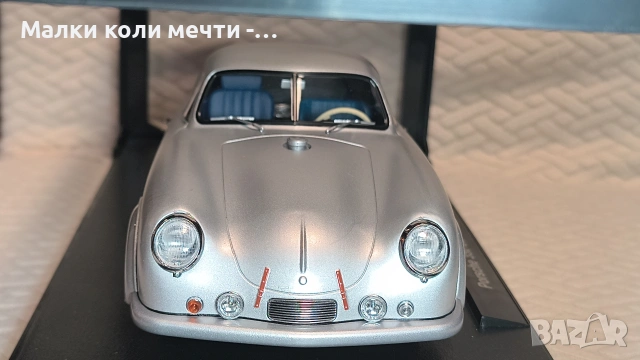метална кола Porsche 356 SL - 1951г.  Мащаб 1:18, снимка 3 - Колекции - 54569869