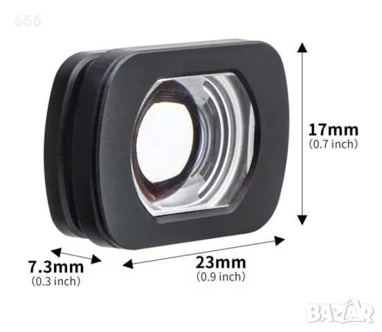 Широкоъгълен обектив, снимка 2 - Друга електроника - 54121361