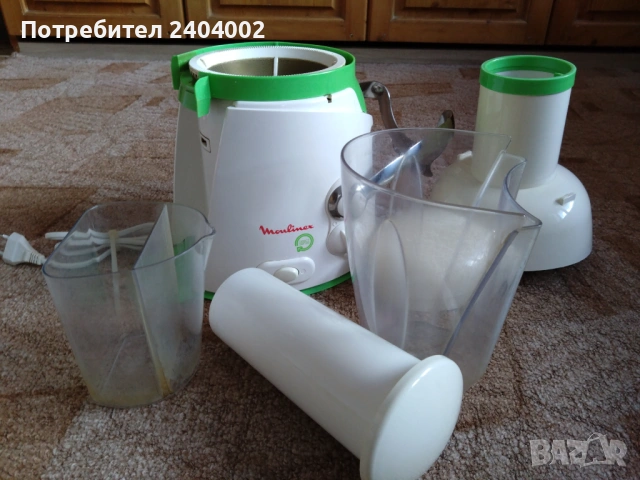 Сокоизтисквачка Moulinex JU400X 400W, снимка 7 - Сокоизстисквачки и цитрус преси - 54901331