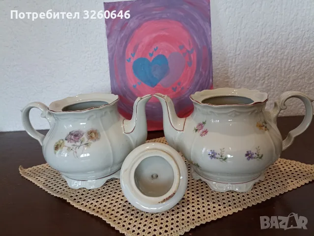 Много стари барокови чайници , снимка 2 - Антикварни и старинни предмети - 55689931
