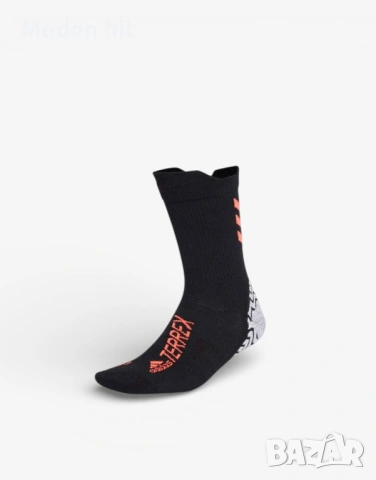Оригинал! ADIDAS Performance Terrex Heat Ready Trail Running Traxion Socks Black унисекс чорапи
