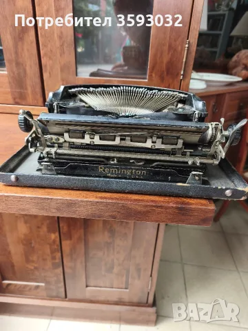 Пишеща машина Remington 5, снимка 2 - Антикварни и старинни предмети - 55374530